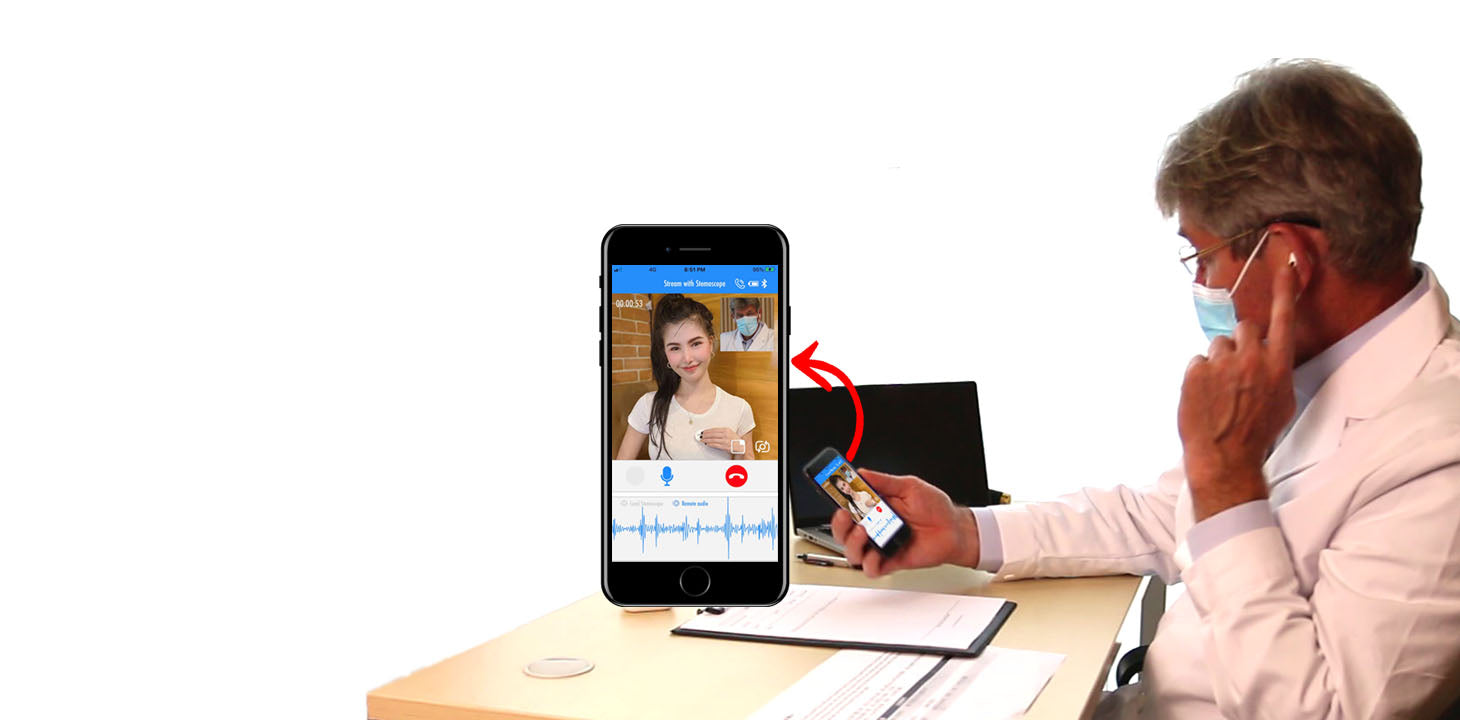 a-doctor-and-a-patient-do-video-telemedicine-with-bluetooth-stethoscope