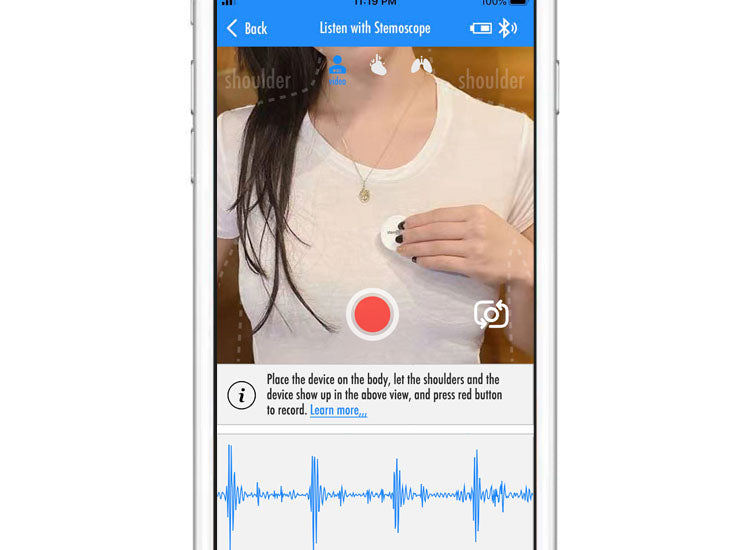 do video telemedicine with DrStemo and the companion electronic digital stethoscope