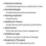 Stemoscope PRO, Professional smart wireless stethoscope – FDA cleared - Stemoscope