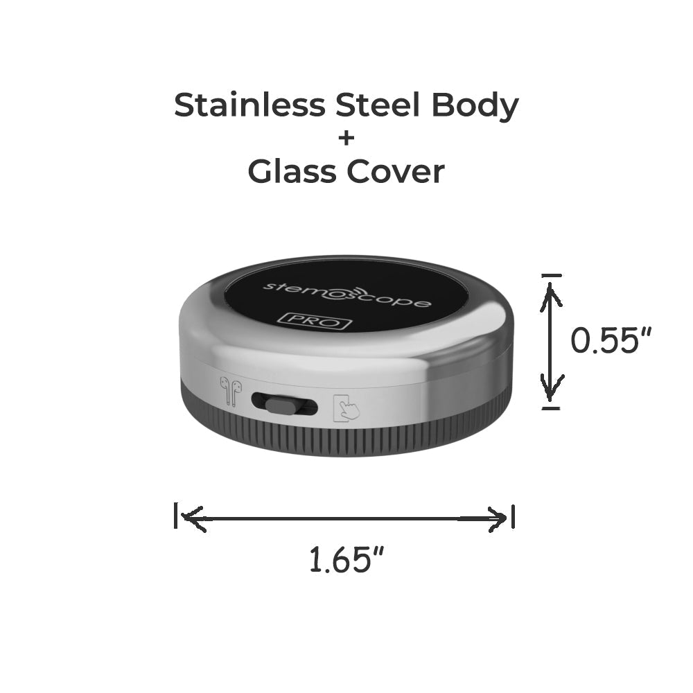 Stemoscope PRO, Professional smart wireless stethoscope – FDA cleared - stemoscope