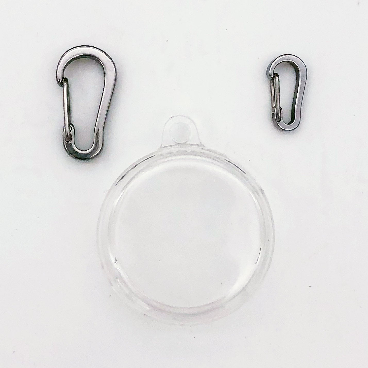 Clear protective case with stainless steel snap hooks for Stemoscope P