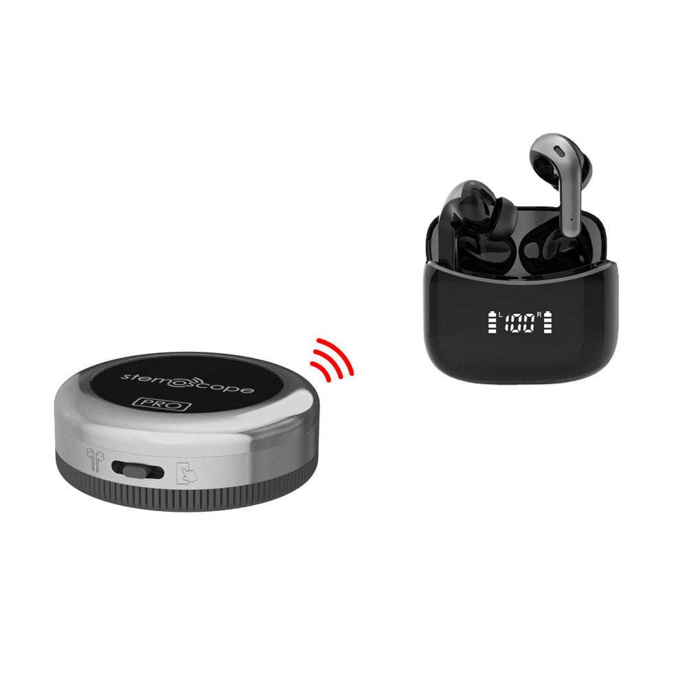 TWS Bluetooth Ear Buds - Can work with Stemoscope PRO - stemoscope